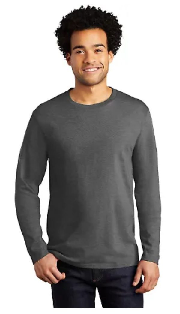 PORT & CO LONG SLEEVE BOUNCER TEE - Image 2