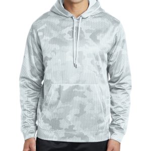 SPORT TEK SPORT-WICK CAMO FLEECE HOODIE