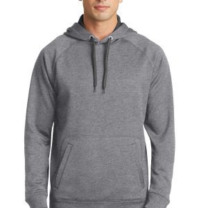 SPORT-TEK FLEECE HOODIE IN VINTAGE HEATHER
